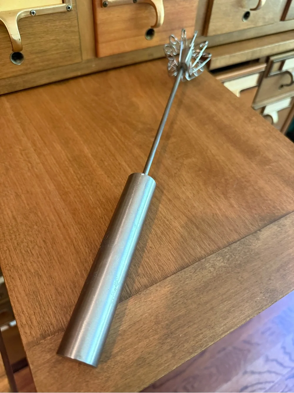 Mr. Whipstir Large 14” Stainless Steel Push & Rotate Whisk NSF endorsed quality